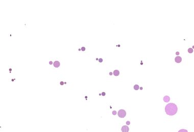 Lekeli açık pembe vektör arkaplanı. Doğa tarzında renkli baloncuklu soyut illüstrasyon. Fütürist reklamlar ve kitapçıklar için şablon.