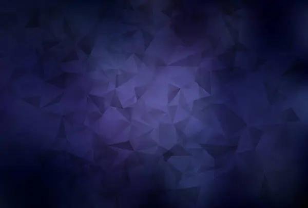 Темно Фіолетовий Векторний Багатокутний Фон Барвиста Абстрактна Ілюстрація Трикутниками Шаблон — стоковий вектор