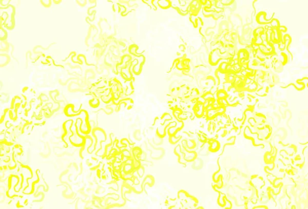 Lichtgroen Geel Vectorsjabloon Met Chaotische Vormen Kleurrijke Chaotische Vormen Met — Stockvector