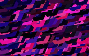 Koyu yeşil, sarı vektör dokusu ve renkli altıgenler. Renkli altıgenli bulanık arkaplan. Reklamınız için bir kalıp, kitapçıklar.