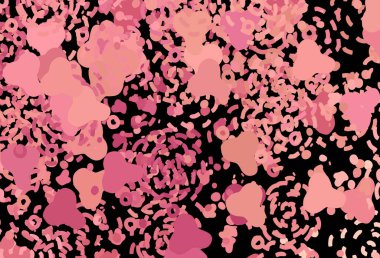 Soyut şekilli koyu pembe vektör arkaplan. Soyut gradyan şekilli basit renkli çizimler. İşiniz için en iyi akıllı tasarım.