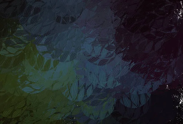 Σκούρο Μπλε Πράσινο Διανυσματικό Πρότυπο Χαοτικά Σχήματα Εικονογράφηση Πολύχρωμα Σχήματα — Διανυσματικό Αρχείο