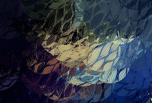 Dark Multicolor Vector Backdrop Memphis Shapes Σύγχρονη Αφηρημένη Απεικόνιση Πολύχρωμες — Διανυσματικό Αρχείο
