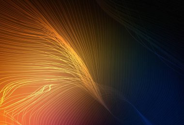 Koyu turuncu vektör renkli bulanık arkaplan. Soyut renkli gradyan çizimi. İşiniz için en iyi bulanık tasarım..