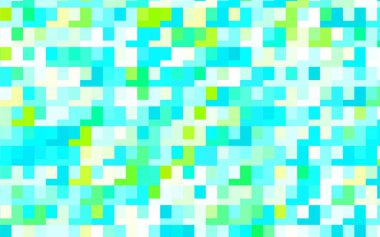 Dikdörtgenli açık yeşil vektör arkaplanı. Soyut stil ve dikdörtgenlerle dekoratif tasarım. Şablon bir arkaplan olarak kullanılabilir.