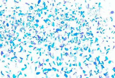 Açık pembe, yapraklı mavi vektör zarif duvar kağıdı. Bulanık arkaplanda, gradyanı olan yapraklar. Duvar kağıtları, boyama kitapları için desen.