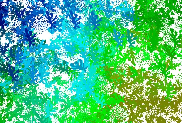 Texture Vectorielle Bleu Clair Vert Avec Des Formes Abstraites Formes — Image vectorielle