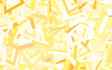 Memphis şekilli Light Orange vektör arkaplanı. Soyut tarzda rengarenk gradyan şekilleri olan bir resim. Kartvizitiniz için modern tasarım.