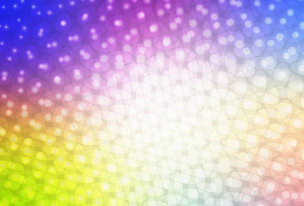 Modèle Vectoriel Multicolore Clair Avec Sphères Belle Illustration Colorée Avec — Image vectorielle