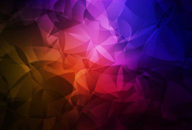 Koyu pembe, kırmızı vektör soyut mozaik fon. Soyut ve üçgenli renkli çizimler. Bir markanın arkaplanı için desen.