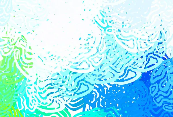 Світло Блакитний Зелений Векторний Фон Абстрактними Формами Сучасна Абстрактна Ілюстрація — стоковий вектор