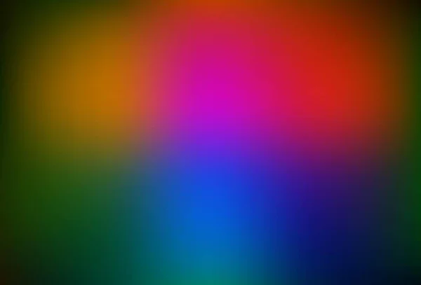 Dunkelrosa Grüner Vektor Verschwimmt Hintergrund Leuchtend Bunte Unschärferelation Abstraktem Stil — Stockvektor