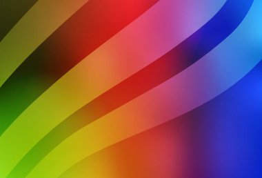 Açık Çokrenkli vektör renkli bulanık arkaplan. Parlak renkli bir illüstrasyon. Web siteniz için bulanık tasarım.