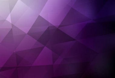 Koyu pembe vektör soyut çokgen desen. Origami tarzında gradyan ile geometrik çizim. İş tasarımınız için yepyeni bir tarz.