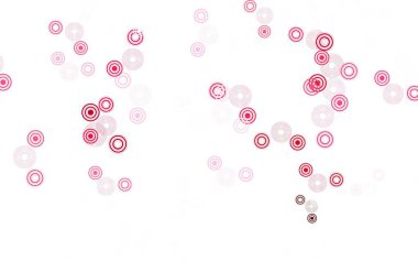 Çember şekilli açık mor vektör düzeni. Bulanık yağmur damlaları olan soyut bir çizim. Marka kitabınız için yeni şablon.