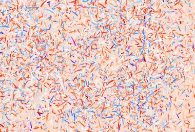 Açık Pembe, tekrarlanan çubuklarla kırmızı vektör şablonu. Renkli çubuklarla, soyut çizimler. Reklam, kitapçıklar, broşürler için desen.