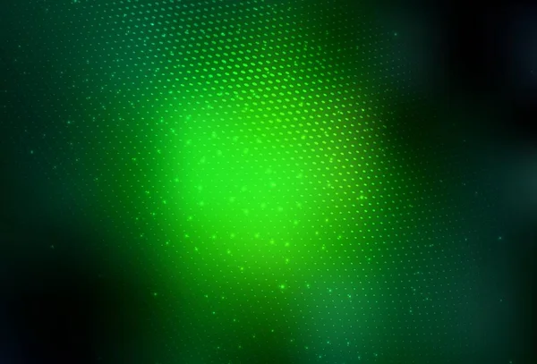 深绿色矢量在具有彩色梯度的抽象背景上模糊气泡 图解与一组闪亮的彩色抽象圈 简单地设计你的网站 — 图库矢量图片