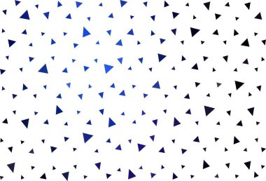 Koyu mavi vektör eğimli üçgen desen. Zarif üçgenleri olan soyut çizimler. Dizaynınız için üçgen desen.