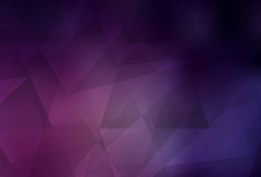 Koyu pembe vektör düşük polimer arkaplan. Yarım ton şeklinde, üçgenli yaratıcı illüstrasyon. İşiniz için yepyeni bir tasarım..