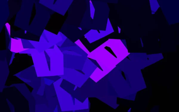 Σκούρο Μωβ Διάνυσμα Φόντο Εξάγωνα Glitter Αφηρημένη Απεικόνιση Εξαγωνικό Στυλ — Διανυσματικό Αρχείο