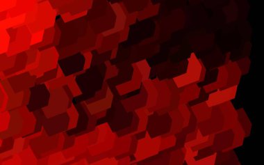 Eşkenar dörtgenli koyu kırmızı vektör şablonu. Dikdörtgen şekilli soyut çizimler. Reklamınız, posteriniz, afişiniz için en iyi tasarım.