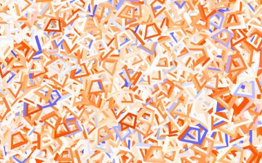 Soyut şekilli açık kahverengi vektör arkaplanı. Soyut tarzda rengarenk gradyan şekilleri olan bir resim. İşiniz için en iyi akıllı tasarım.