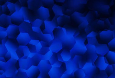 Koyu mavi vektör düşük poli doku. Tamamen yeni bir renk illüstrasyon poligonal bir tarzda. İşiniz için en iyi üçgen tasarım.