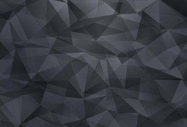 Light Gray vektör mozaik şablonu. Çokgen tarzda tamamen yeni bir renk çizimi. İşiniz için en iyi üçgen tasarım.