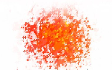 Çizgileri, dikdörtgenleri olan açık kırmızı vektör düzeni. Renkli dikdörtgenlerle modern soyut çizimler. İş ilanları, broşürler, broşürler için desen