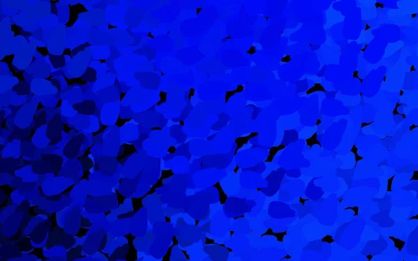 Textura Vectorial Azul Oscuro Con Formas Abstractas Ilustración Colorida Simple — Vector de stock