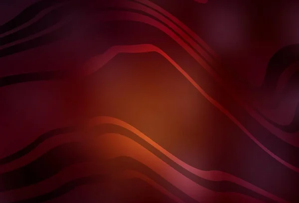 Темно Червоний Векторний Фон Вигнутими Лініями Барвисті Абстрактні Ілюстрації Градієнтними — стоковий вектор