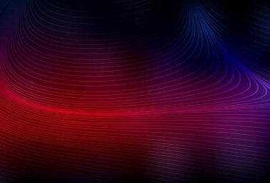 Koyu pembe, düz çizgileri olan kırmızı vektör düzeni. Soyut şablon üzerinde çizgileri olan renkli, parlak bir illüstrasyon. Reklamlar, posterler, afişler için desen.