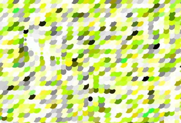 浅绿色矢量背景与点 现代抽象图解与彩色水滴 未来主义广告的模式 小册子 — 图库矢量图片