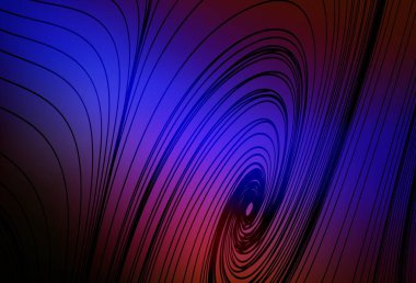 Koyu mavi, çizgileri olan kırmızı vektör şablonu. Basit bir şekilde yepyeni renkli bir tasvir. Tasarımınız için basit şablon.