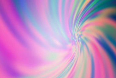 Açık pembe, yeşil vektör renkli bulanık arkaplan. Yaratıcı illüstrasyon, yarım tonlu ve eğimli. Web siteniz için bulanık tasarım.