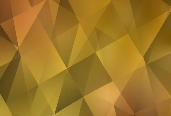 Texture Des Triangles Gradient Vectoriel Orange Clair Illustration Abstraite Polygonale — Image vectorielle