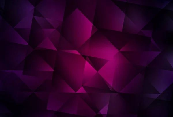 Шаблон Векторных Треугольников Темно Розового Цвета Треугольный Геометрический Образец Градиентом — стоковый вектор