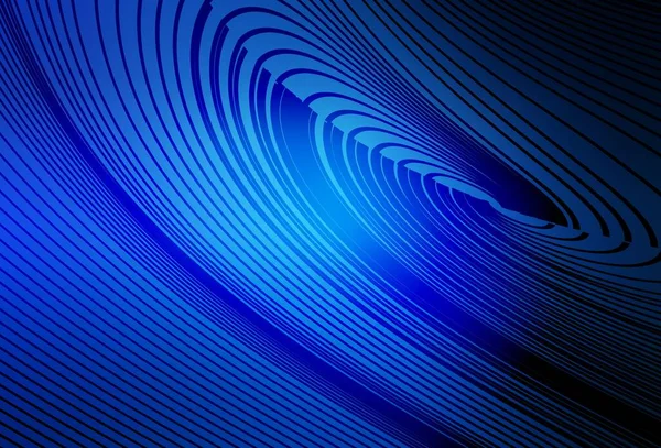 Çizgileri olan koyu mavi vektör deseni. Değişken çizgileri olan renkli soyut çizimler. İş tasarımınız için şablon.