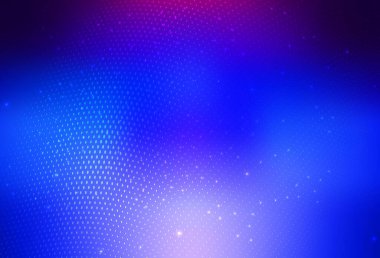 Koyu pembe, mavi vektör, soyut arka planda bulanık kabarcıklar, renkli eğimli. Renkli su damlaları olan modern soyut çizimler. Web siteniz için basit tasarım.