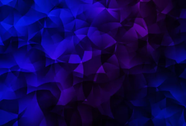 Dark Pink Blue Vector Polygon Abstraktní Pozadí Kreativní Geometrická Ilustrace — Stockový vektor