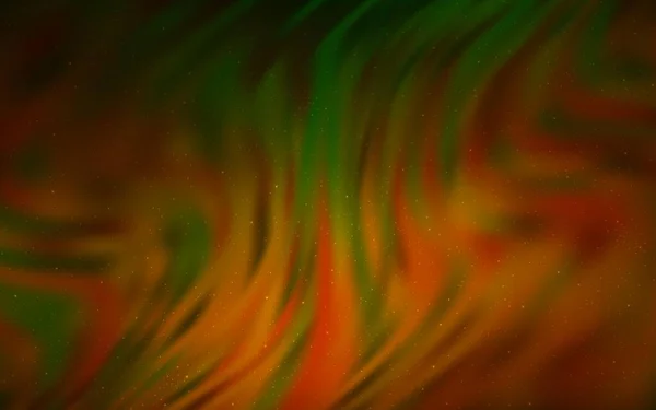 Mörkgrön Gul Vektorkonsistens Med Mjölkaktiga Way Stjärnor Glitter Abstrakt Illustration — Stock vektor