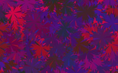 Koyu renkli doğal desenli çiçekler. Çiçeklerle karalama tarzında renkli çizimler. Duvar kağıdı tasarımınız için yeni bir doku.