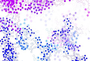 Açık Pembe, yapay zeka yapısına sahip mavi vektör şablonu. Renkli yapay zeka yapısı, eğimli çizgiler ve noktalar. Teklif verilerinin tanıtımı için akıllı tasarım.