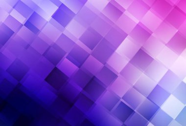 Açık Mor, eşkenar dörtgenli pembe vektör şablonu. Soyut stil ve dikdörtgenlerle dekoratif tasarım. Reklamlar için desen.