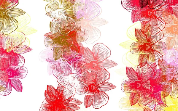 Luz Multicolor Vector Fondo Abstracto Con Flores Ilustración Colorida Estilo — Archivo Imágenes Vectoriales