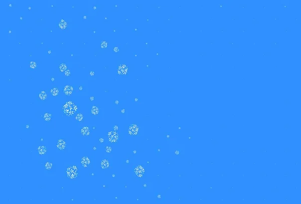 Light Blue Διανυσματικά Σχέδια Φύλλα Πολύχρωμη Απεικόνιση Στυλ Doodle Φύλλα — Διανυσματικό Αρχείο