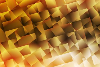 Açık Turuncu vektör arkaplanı çokgen biçiminde. Dikdörtgenli soyut gradyan çizimi. İniş sayfası için modern şablon.