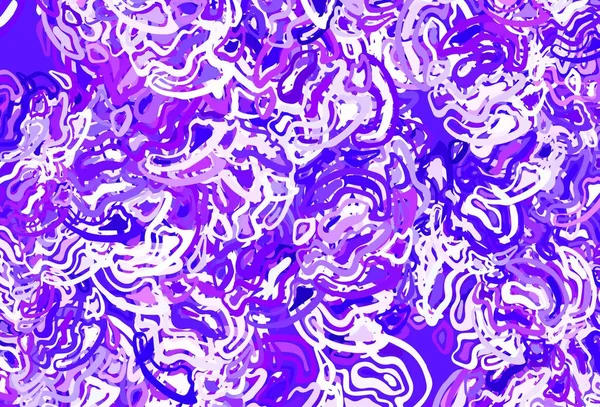 Світло Фіолетовий Векторний Шаблон Хаотичними Формами Барвисті Хаотичні Форми Градієнтом — стоковий вектор
