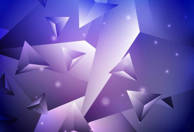 Koyu mor, pembe vektör soyut çokgen desen. Üçgenli parlak renkli çizimler. Marka kitabınız için yeni şablon.