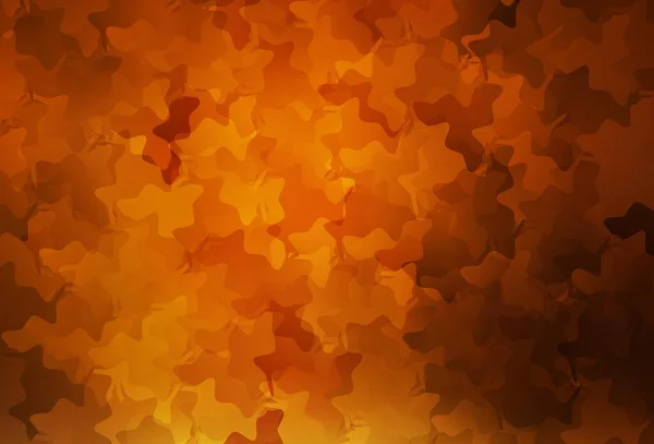 Темно Оранжевый Вектор Случайными Формами Красочные Хаотические Формы Градиентом Современном — стоковый вектор